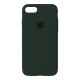 Чохол Silicone Case Full Protective iPhone 7 (8,SE 2020) dark green PLS-00-00123149