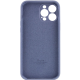 Чохол Silicone Case Full Camera Protective для iPhone 13 Pro Max lavender gray PLS-00-00155447