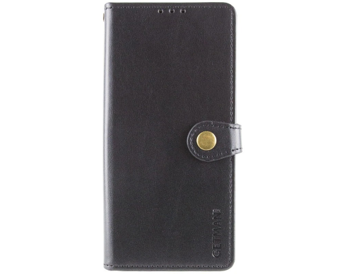 Чохол-книжка Leather GETMAN with card holder Xiaomi Redmi 13C black PLS-00-00128979