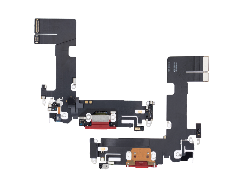 Шлейф iPhone 13 з роз'ємом зарядки red (Original Used) PLS-00-00086180