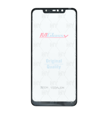 Скло дисплея Xiaomi Redmi Note 6 Pro з OCA плівкою black (Musttby) PLS-00-00130479