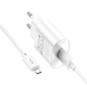 Зарядний пристрій Hoco C109A 10.5W 2.1A USB-A з кабелем Micro USB white PLS-00-00149131