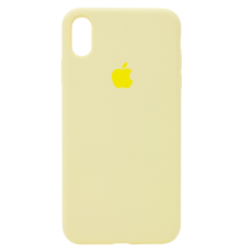 Чохол Silicone Case Full Protective iPhone XR cream yellow PLS-00-00108880