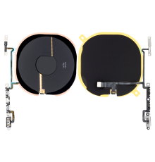 Шлейф iPhone X з кнопками гучності та бездротовою зарядкою (Original Used) PLS-00-00107462