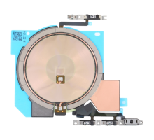 Шлейф iPhone 14 Pro з кнопками ввімкнення, гучності та бездротовою зарядкою (Original Used) PLS-00-00107494