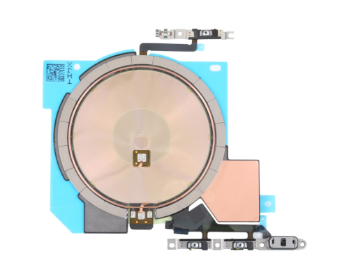 Шлейф iPhone 14 Pro з кнопками ввімкнення, гучності та бездротовою зарядкою (Original Used) PLS-00-00107494