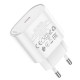 Зарядний пристрій Hoco C109A 20W 3A USB-C white PLS-00-00149686