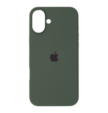 Чохол Silicone Case Full Protective iPhone 16 dark green PLS-00-00130604