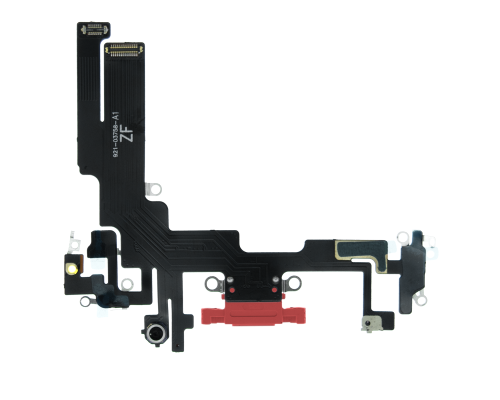 Шлейф iPhone 14 з роз'ємом зарядки red PLS-00-00107162