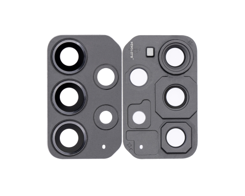 Скло камери Samsung A725F Galaxy A72 2021 з рамкою black (Original) PLS-00-00080550