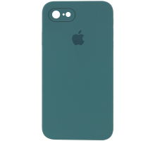 Чохол Silicone Case Квадратні Борти Full Camera iPhone 7 Plus pine green PLS-00-00105916
