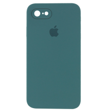 Чохол Silicone Case Квадратні Борти Full Camera iPhone 7 Plus pine green PLS-00-00105916