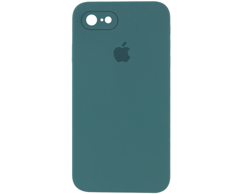 Чохол Silicone Case Квадратні Борти Full Camera iPhone 7 Plus pine green PLS-00-00105916