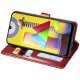 Чохол-книжка Leather GETMAN with card holder Xiaomi Redmi Note 8 Pro red PLS-00-00129175