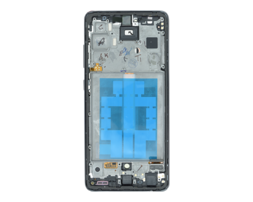 Дисплей Samsung A525 Galaxy A52 (2021) з сенсором та рамкою black (Original Refurbished) PLS-00-00146654