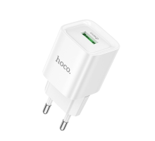 Зарядний пристрій Hoco C145A 18W 3A 1USB-A white PLS-00-00141173