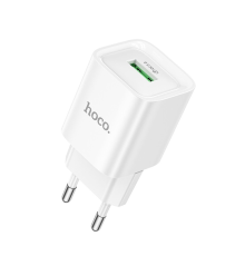 Зарядний пристрій Hoco C145A 18W 3A 1USB-A white PLS-00-00141173