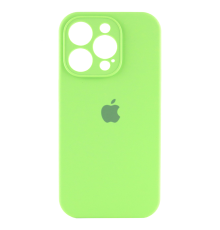 Чохол Silicone Case Full Camera Protective iPhone 14 Pro neon green PLS-00-00104540