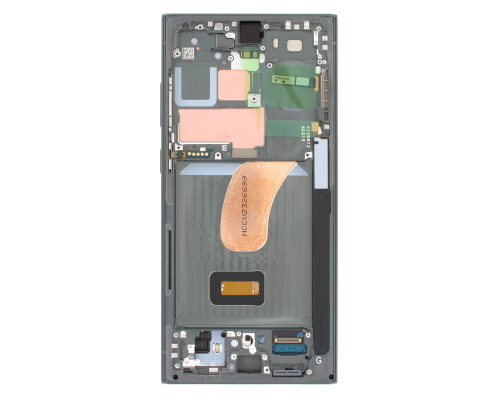 Дисплей Samsung S918 Galaxy S23 Ultra з сенсором та рамкою green (Original) PLS-00-00105823