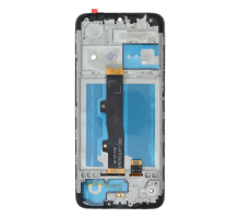 Дисплей Motorola XT2095 Moto E7 з сенсором та рамкою black PLS-00-00126589