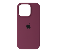 Чохол Silicone Case Full Protective iPhone 15 Pro Max maroon PLS-00-00109670