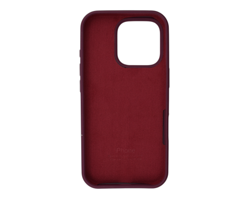 Чохол Silicone Case Full Protective iPhone 16 Pro Max maroon PLS-00-00130728