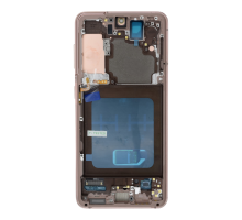 Дисплей Samsung G991 Galaxy S21 з сенсором та рамкою lavender (OLED SOFT) (Big size) PLS-00-00141310