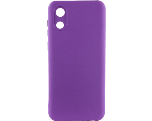 Чохол Silicone Cover Full Camera Samsung A032 Galaxy A03 Core purple PLS-00-00103744