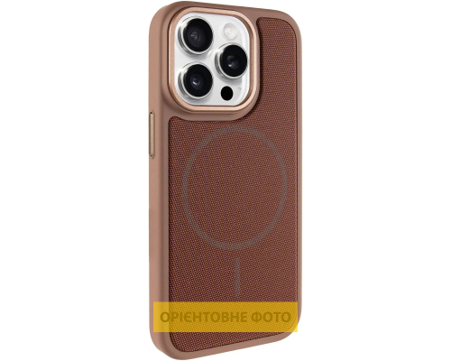 Чохол TechWoven Hybrid with Magnetic для iPhone 15 Pro desert gold PLS-00-00165296