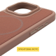 Чохол TechWoven Hybrid with Magnetic для iPhone 15 Pro desert gold PLS-00-00165296