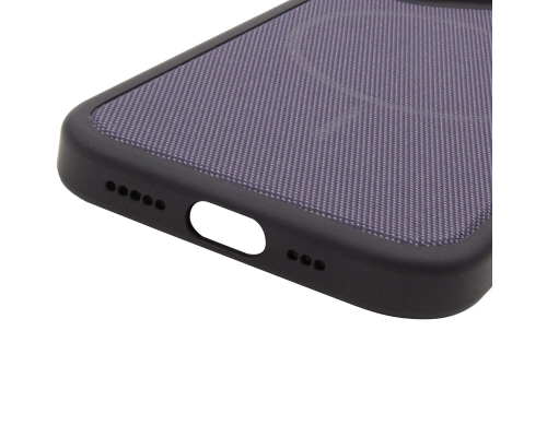 Чохол TechWoven Hybrid with Magnetic для iPhone 16 Pro black purple PLS-00-00165312