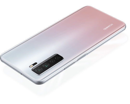 Дисплей Huawei P40 lite з сенсором та рамкою silver (Original) PLS-00-00128460