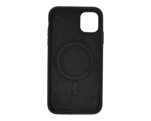 Чохол Silicone case Beats with MagSafe iPhone 11 black PLS-00-00155159