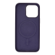 Чохол Silicone case Beats with MagSafe iPhone 13 Pro dark purple PLS-00-00155198