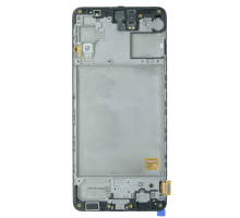 Дисплей Samsung M317 Galaxy M31s (2020) з сенсором та рамкою black (OLED) (Big size) PLS-00-00081916