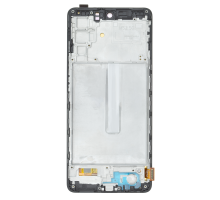 Дисплей Samsung M526 Galaxy M52 5G (2021) з сенсором та рамкою black (OLED) (Big size) PLS-00-00115544