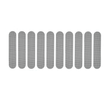 Набір захисних сіток для динаміка та мікрофона універсальні 22x5 mm (10 шт) black PLS-00-00124326