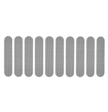 Набір захисних сіток для динаміка та мікрофона універсальні 22x5 mm (10 шт) black PLS-00-00124326
