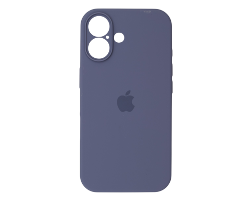 Чохол Silicone Case Full Camera Protective iPhone 16 lavender gray PLS-00-00130762