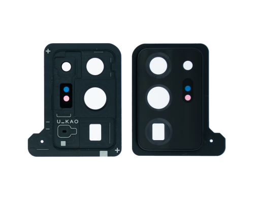 Скло камери Samsung N985 Galaxy Note 20 Ultra з рамкою mystic black (Original) PLS-00-00091347