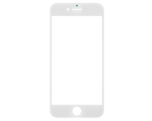 Скло дисплея iPhone 8 з рамкою та OCA white (Original China) PLS-00-00016945