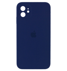 Чохол Silicone Case Квадратні Борти Full Camera iPhone 11 dark blue PLS-00-00097851
