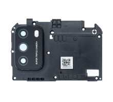 Скло камери Xiaomi Poco M3 з рамкою black PLS-00-00080506