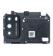 Скло камери Xiaomi Poco M3 з рамкою black PLS-00-00080506