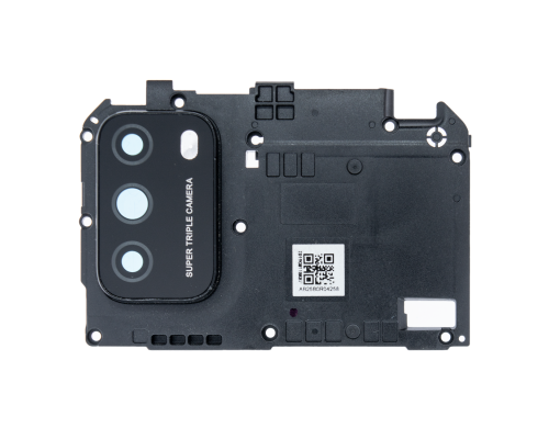 Скло камери Xiaomi Poco M3 з рамкою black PLS-00-00080506