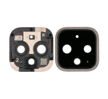 Скло камери Google Pixel 4 з рамкою black (Original) PLS-00-00080086