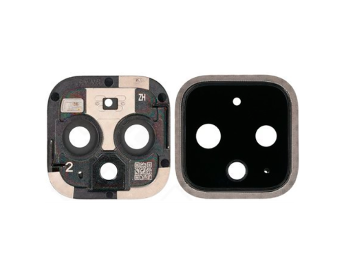 Скло камери Google Pixel 4 з рамкою black (Original) PLS-00-00080086