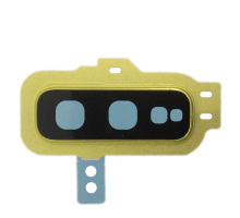 Скло камери Samsung G970 Galaxy S10e з рамкою yellow PLS-00-00041879