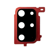 Скло камери Samsung G985F Galaxy S20 Plus з рамкою aura red (Original) PLS-00-00042952