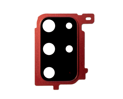 Скло камери Samsung G985F Galaxy S20 Plus з рамкою aura red (Original) PLS-00-00042952